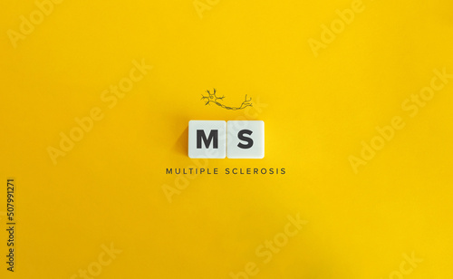 Konstfotografi Multiple Sclerosis (MS) Banner and Icon