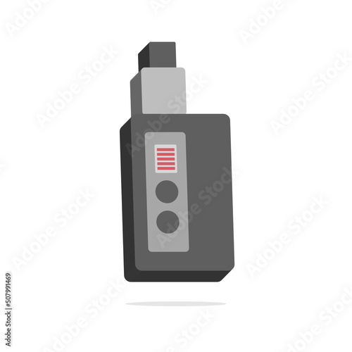 3d vape concept in minimal cartoon style