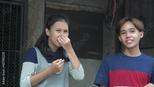 An Asian Teenagers And Smelly Odor photo