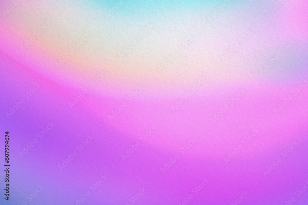 Multicolored violet- blue  gradient abstract background - hologram with paper texture
