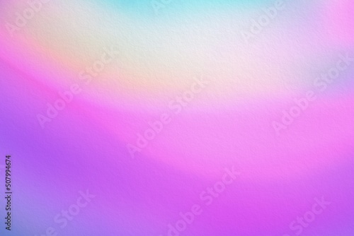 Multicolored violet- blue gradient abstract background - hologram with paper texture