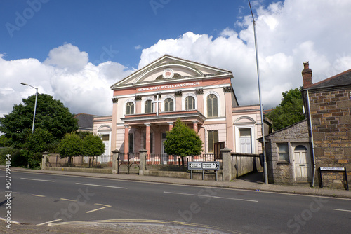 Camborne historic tin mining town Cornwall UK 
