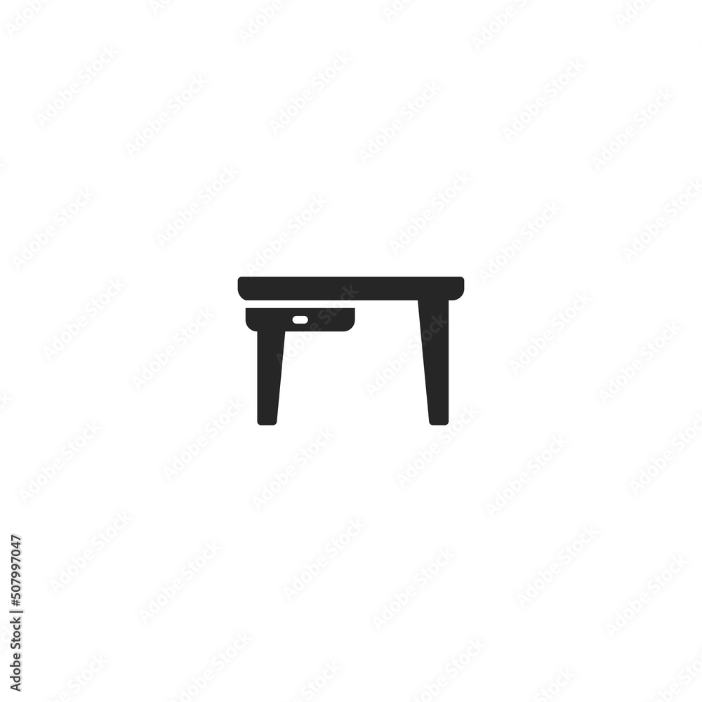 Desk Table Furniture line icon. linear style sign for mobile concept and web design. Desk Table Furniture outline vector icon. Symbol, logo illustration. Vector graphic Desk Table Furniture line icon. linear style sign for mobile concept and web design. Desk Table Furniture outline vector icon. Symbol, logo illustration. Vector graphic