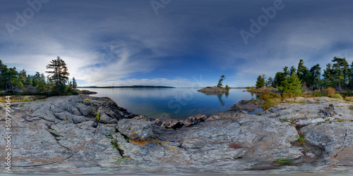Early Morning, Eyrie Isle, McGregor Bay, Lake Huron 1