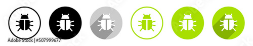 Käfer, Insekt Vektor Icons