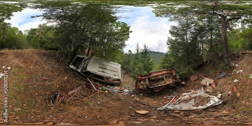 Glendale trashed vehicles [1] photo