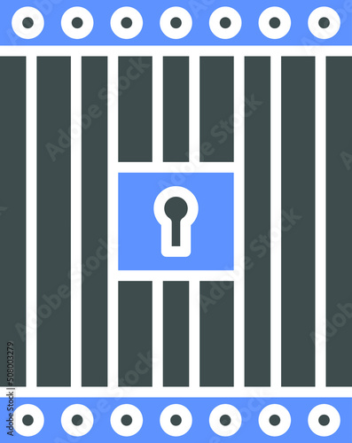 Vector Design Jail Icon Style