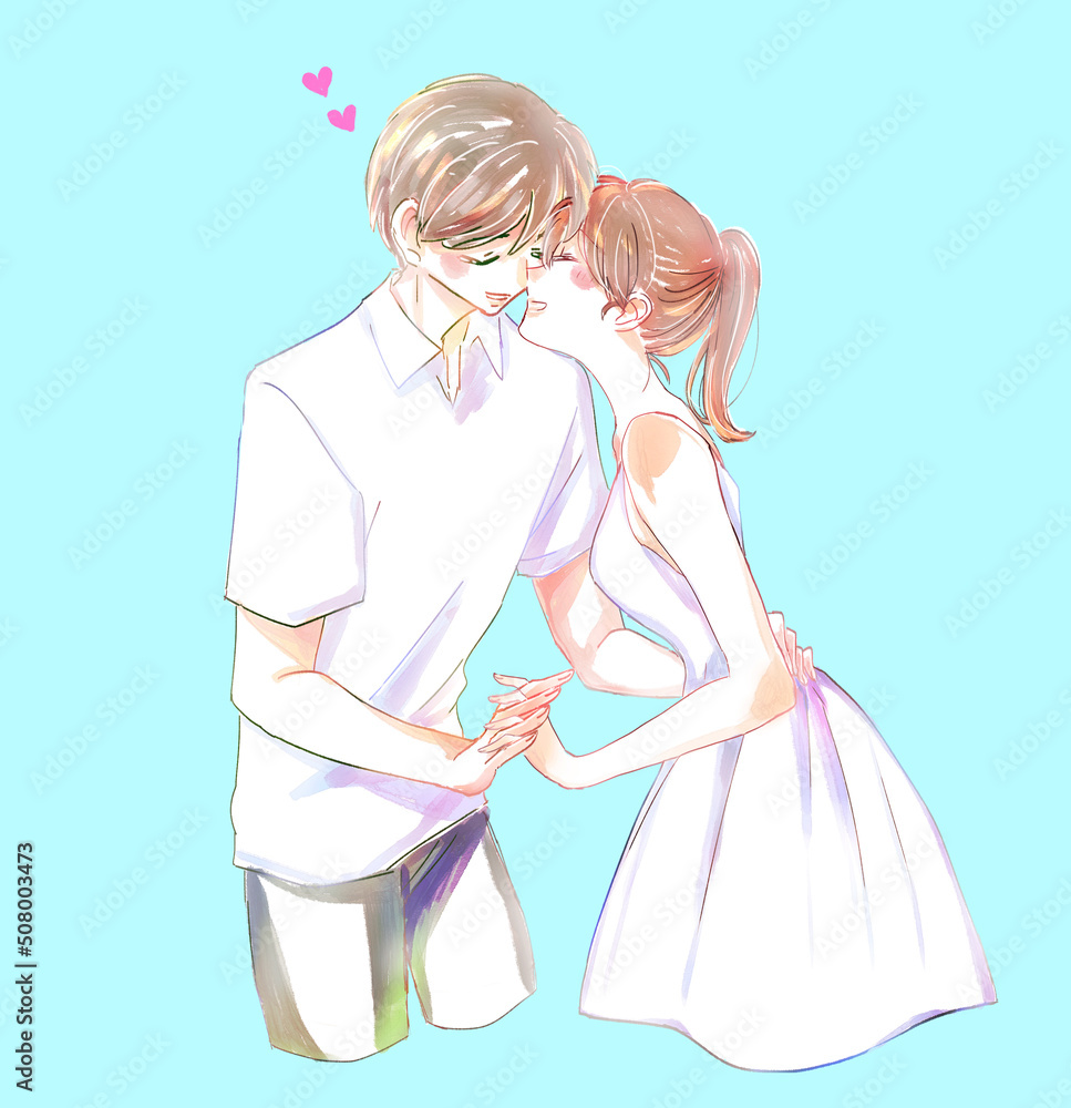 幸せそうな男女カップル