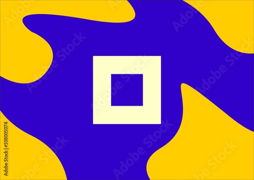 abstract background with paint square