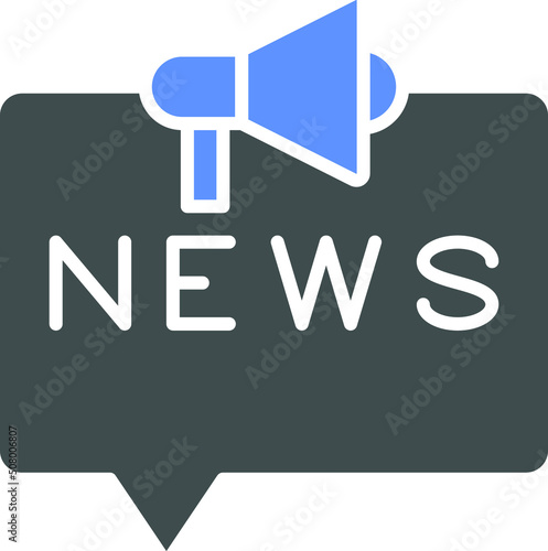 Vector Design News Banner Icon Style