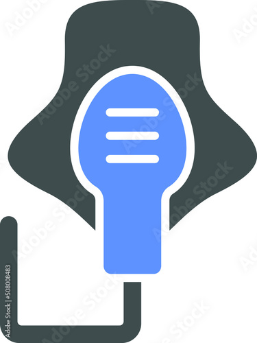 Vector Design Oxygen Mask Icon Style