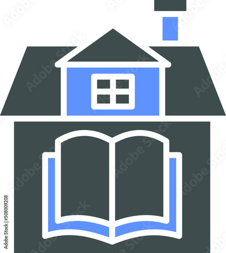 Vector Design Homeschooling Icon Style