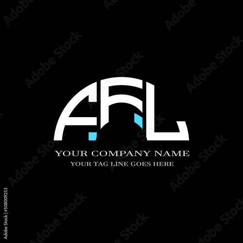 FFL letter logo creative design with vector graphic photo