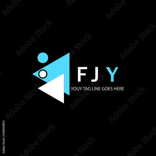 FJY letter logo creative design with vector graphic photo