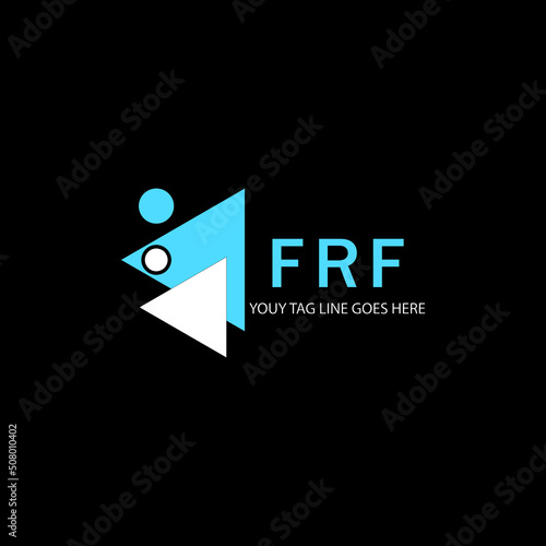 FRF letter logo creative design with vector graphic photo