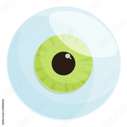Eye lutein icon cartoon vector. Food vitamin. Diet system photo