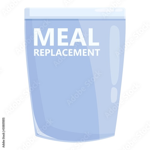 Meal replacement icon cartoon vector. Vegan syrup. Alternative artificial