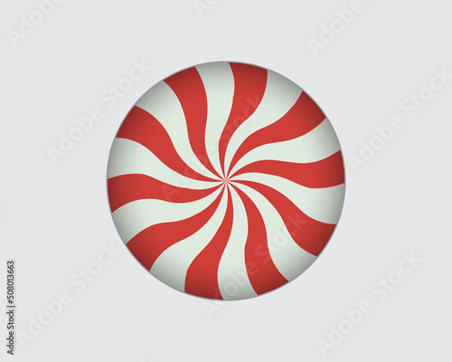 red and white candy Christmas swirl candy