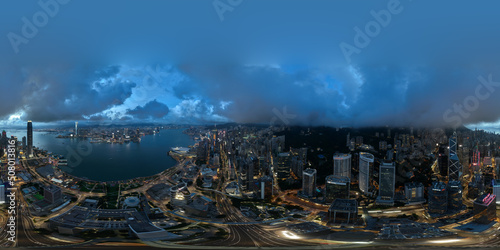 Hong Kong City 360 panorama photos