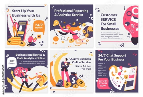 Business service offer for network post set