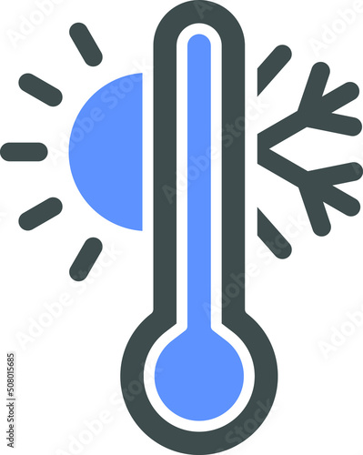 Vector Design Thermometer Icon Style