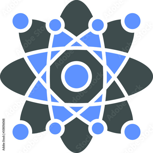 Vector Design Atom Icon Style