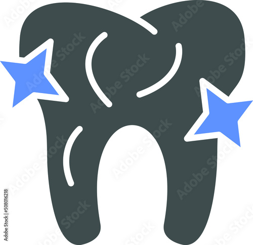 Vector Design Clean Tooth Icon Style