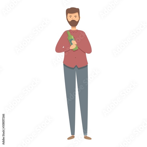 Drink stress reduction icon cartoon vector. Economy diet. Body lifestyle