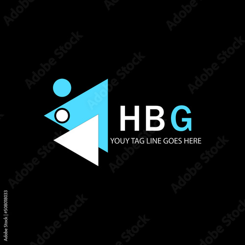 HBG letter logo creative design with vector graphic photo