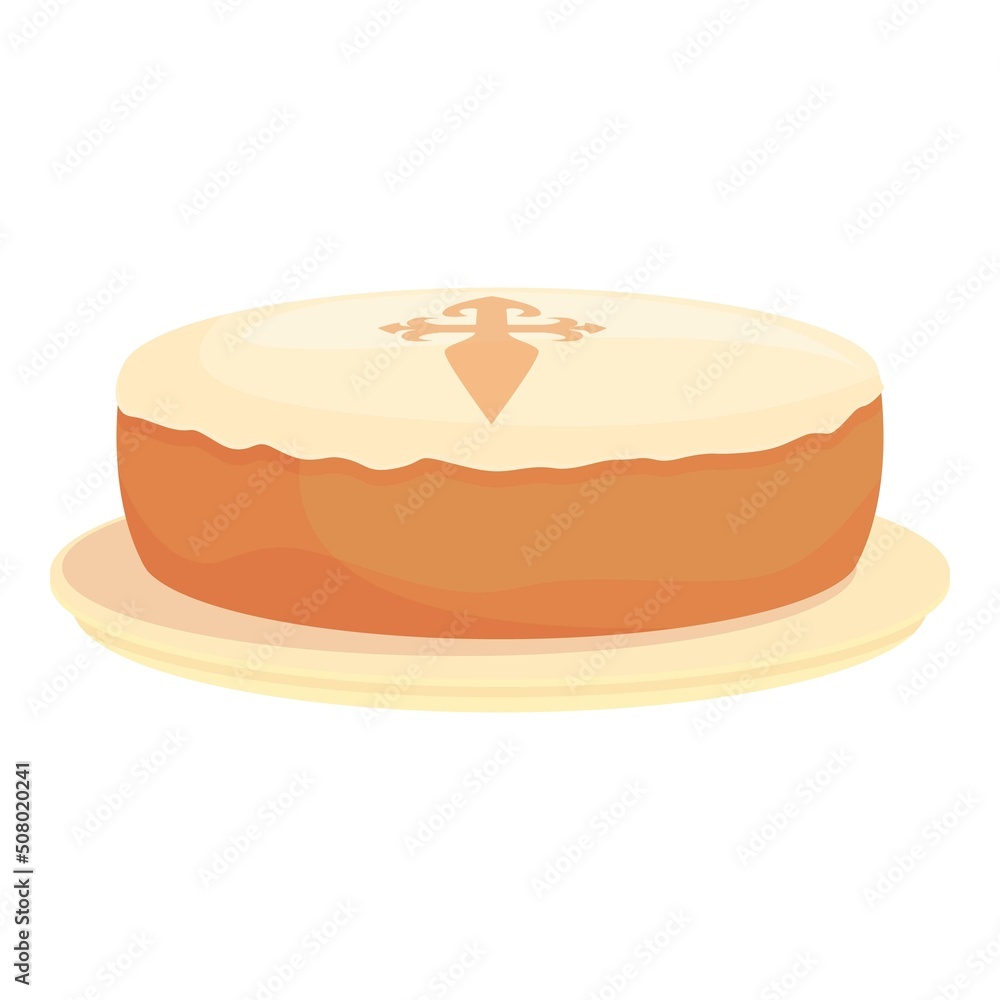 Spanish bakery icon cartoon vector. Spain food. Dish product Spanish bakery icon cartoon vector. Spain food. Dish product