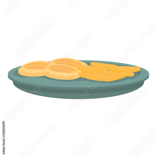 Australian pasta icon cartoon vector. Food cuisine. Dinner menu