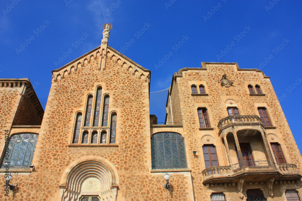 Our Lady of the Desamparados in Sant José de la Montaña in Barcelona, Spain Our Lady of the Desamparados in Sant José de la Montaña in Barcelona, Spain