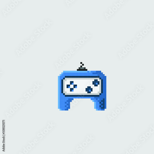 stick controller in pixel art style