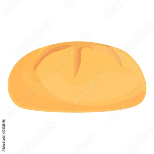 Austrian bread icon cartoon vector. Cuisine food. National menu