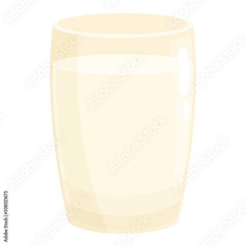 Milk glass icon cartoon vector. Austria restaurant. National menu