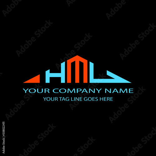 HMU letter logo creative design with vector graphic photo