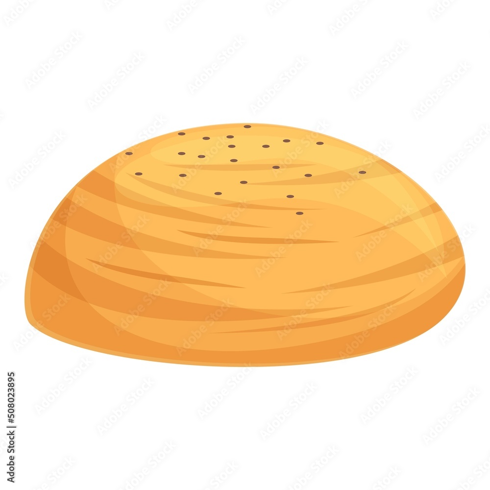 Azerbaijan bread icon cartoon vector. Food dish. Meal rice Azerbaijan bread icon cartoon vector. Food dish. Meal rice
