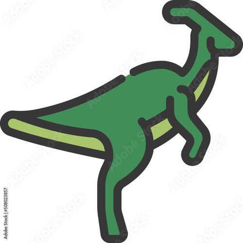 Parasaurolophus Dinosaur Icon