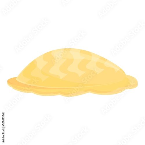Azerbaijan meal icon cartoon vector. Menu sarma. Soup yaprak