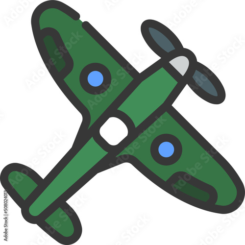 Spitfire Plane Icon