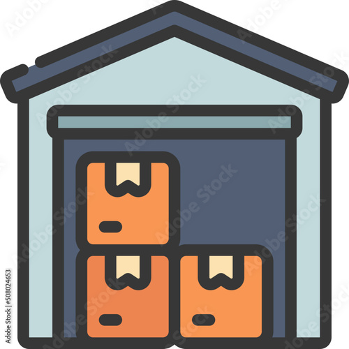 Full Warehouse Icon