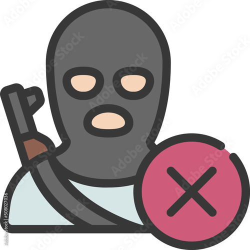 No Terrorism Icon