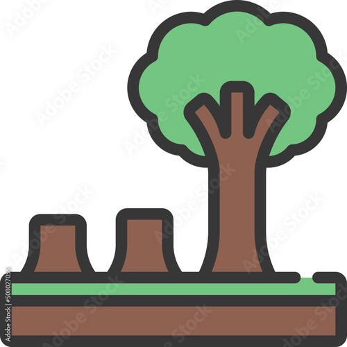 Deforestation Icon