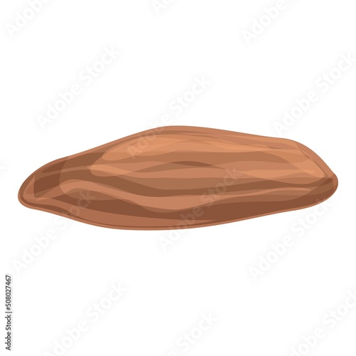 Dry grapes icon cartoon vector. Food fruit. Snack label