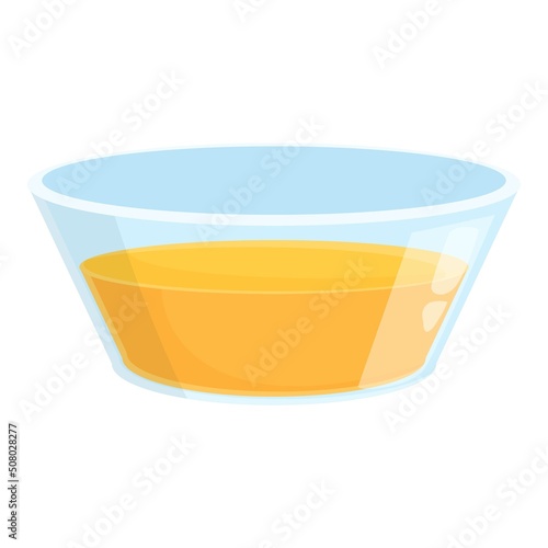 Olive oil bowl icon cartoon vector. Extra virgin. Fruit liquid