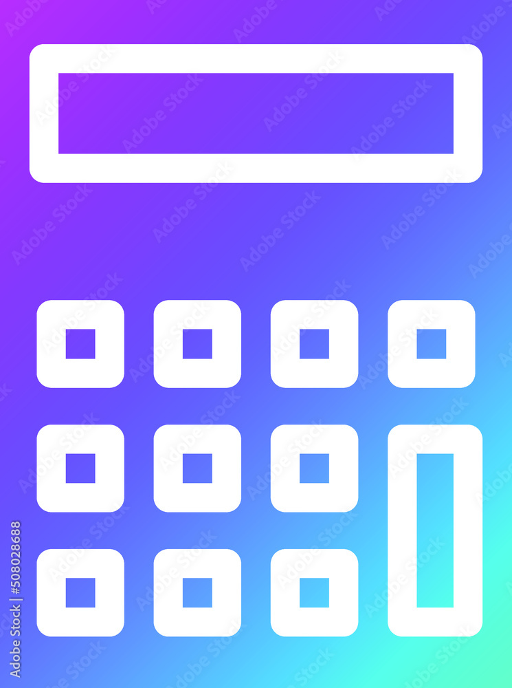 Calculator Vector Icon Design Illustration Calculator Vector Icon Design Illustration