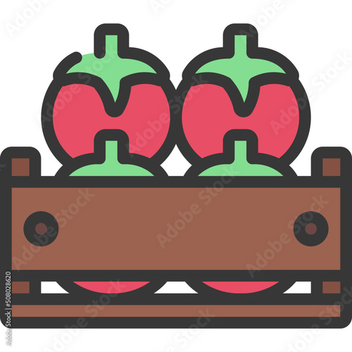 Tomato Crate Icon