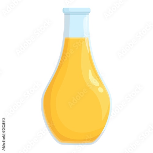 Olive oil jug icon cartoon vector. Virgin food. Extra plant