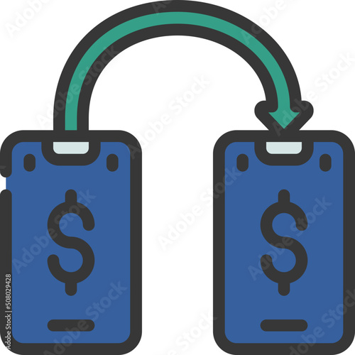 Mobile Transfer Icon