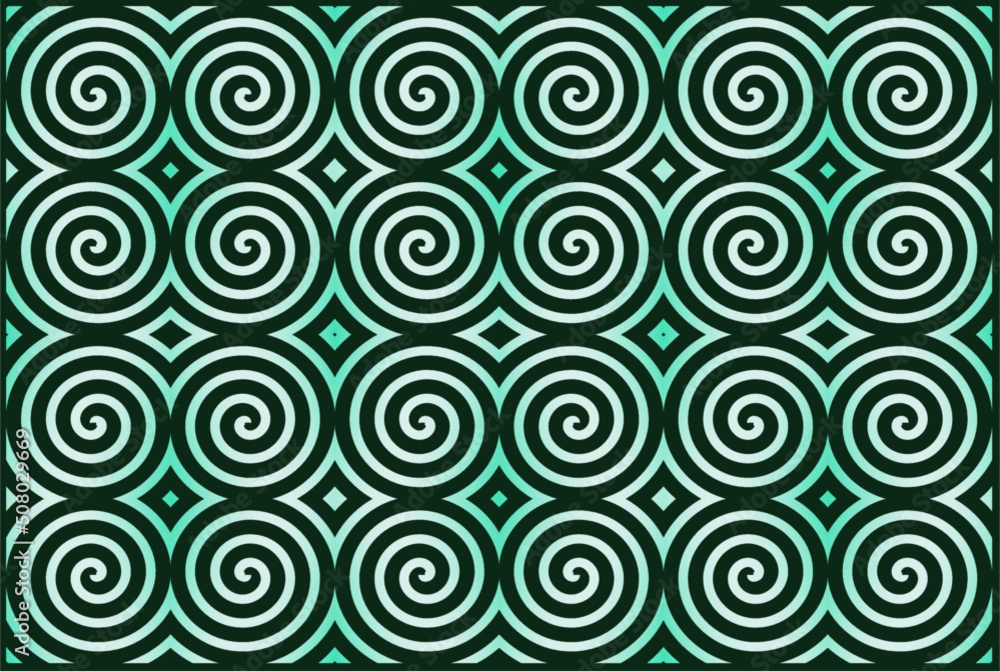 abstract vector geometric background with spirals in green gradient color abstract vector geometric background with spirals in green gradient color